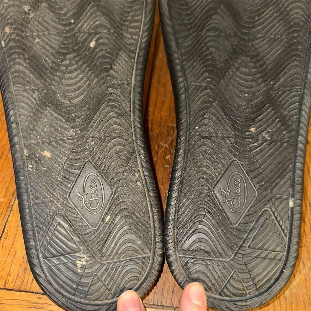 Chaco Men's Chillos Slide Sandals Black Size 12 Casual Summer